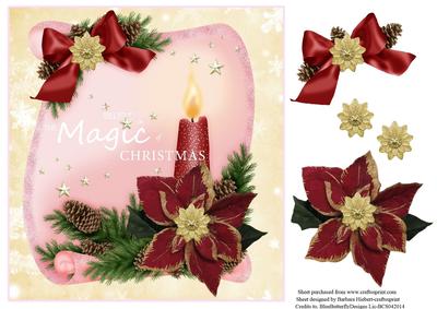 Magic of Christmas Topper and Decoupage