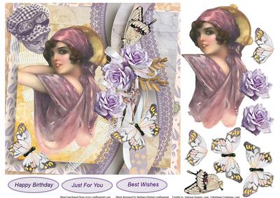 Summer Dreams Topper with Decoupage
