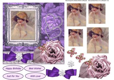 Butterfly Rose Mixed Topper