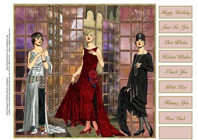 Gatsby Glamour Window Quick and Easy Topper