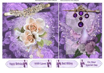 Flower and Bird Quick and Easy Toppers