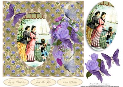 Gold with Roses Floral Topper with Layers