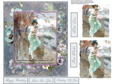 Misty Morning Boardwalk Topper with Pyramid Layers