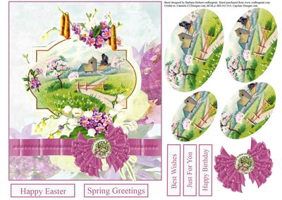 Country Spring Vintage Topper with Layers