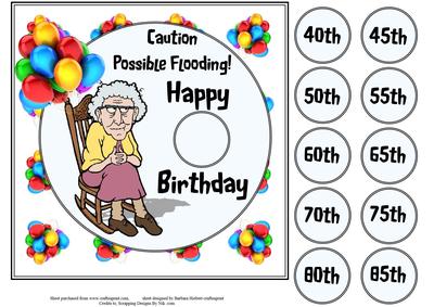 Humorous Birthday Quick and Easy Topper