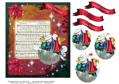 Christmas Song Topper with Layers