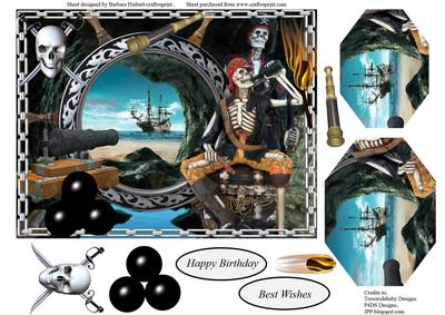 Cove of Pirates Topper and Layers