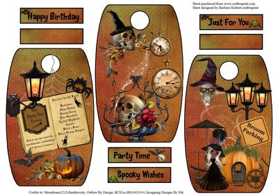 Spooktacular Tag Topper