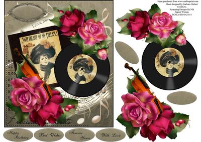 Sweetheart Dreams Music Topper with Layers