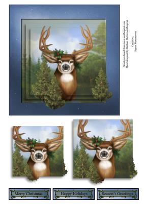 Holiday Buck Topper with Layers