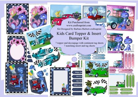 Kids Card Topper & Inserts Bumper Kit