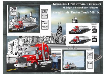 Speed Limit Tanker Truck Mini Kit