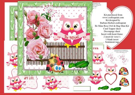 Be Mine Rose Owl & Bug Mini Kit
