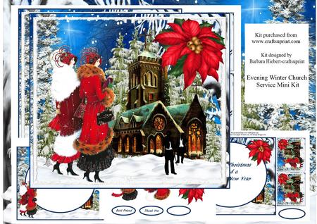 Evening Winter Church Service Mini Kit