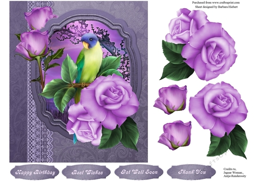 Natures Beauty Topper with Decoupage