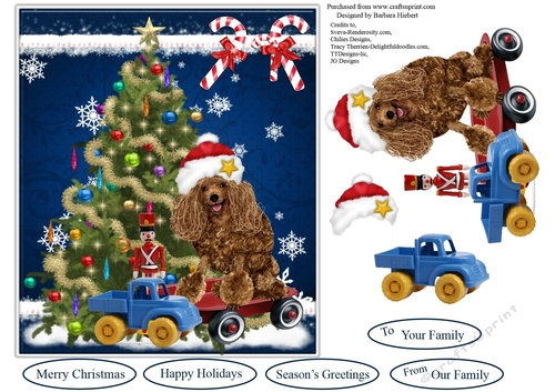 Christmas Trees & Toys Topper