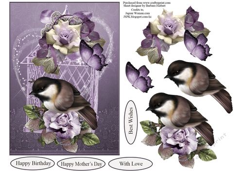 Magical Moments Topper and Decoupage
