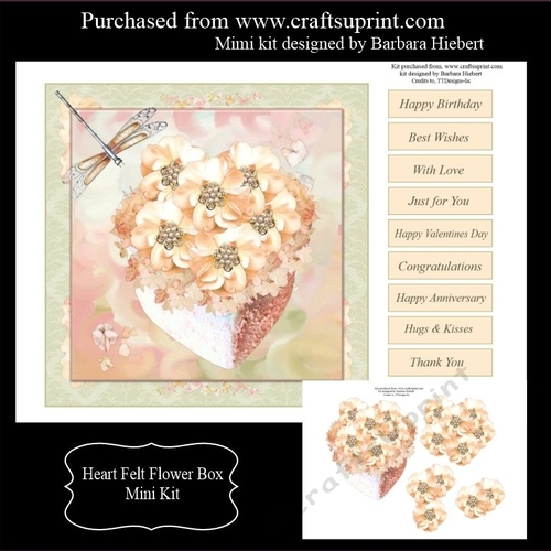 Heart Felt Flowers Mini Kit