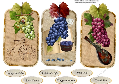 Wine Gift Tags Quick and Easy