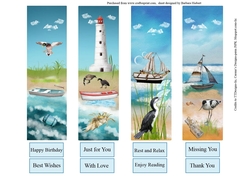 Sea Life Book Marks Quick and Easy