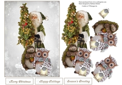 Lighting the Way Topper with Decoupage