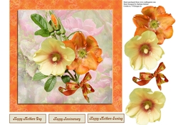 Quick and Easy Flowers For You Topper and Decoupage