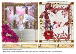 Angels and Faries with Babies, Two Toppers