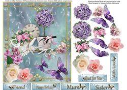 Flower Time with Decoupage