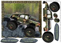 Rock Climbing Monster Truck