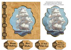 Sailing Ship with Easy Pyramid Layers