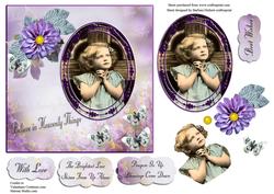 Believe in Heavenly Things Vintage Topper & Decoupage&