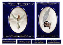 Angel Sympathy Quick and Easy Card Toppers