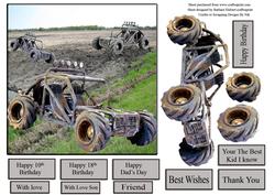 Men to Boys and a Muddy Field with Decoupage