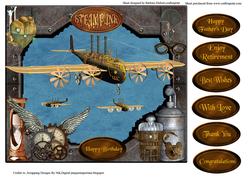 Steam Punked Airtime Travel Easy & Quicktopper