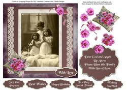 Bedtime Prayer with Insert and Decoupage