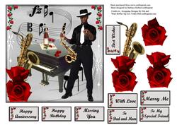 All That Jazz with Red Decoupage 2