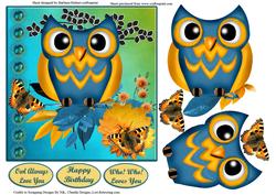Owl Always Love You Card Topper & Decoupage