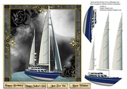 Sailing Out of the Dark with Decoupage