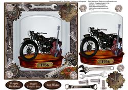 Project Restoration in Glass Display & Decoupage