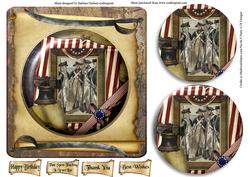 Vintage History Flair with Easy Pyramid Layers Topper
