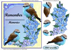 Remember Memories Card Topper & Decoupage