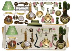 Calling Belated Birthday Lg,dl & Decoupage