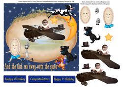 Baby Pilot with Runaways & Decoupage