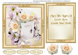 May the Light Guide You Topper Insert & Decoupage