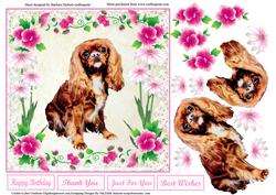 Daisy Mae Needs a Home Card Topper & Decoupage