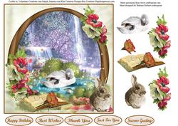 Natures Window Card Topper & Decoupage