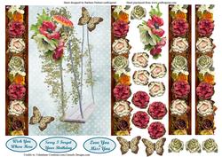 Missing You Swing Over the Edge Topper & Decoupage