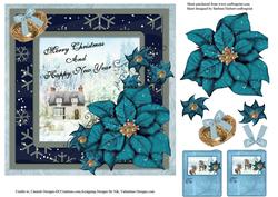 Winter Scene Merry Christmas & Gift Tags & Decoupage