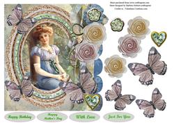 Relaxing in the Garden Over the Edge & Decoupage