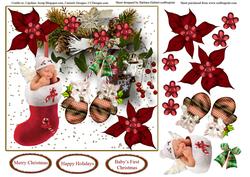 Christmas Wishes Baby's Topper & Decoupage
